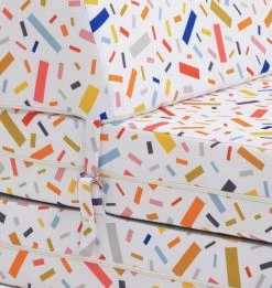 Habitat Kids Zowie Confetti Fabric Chair Bed -Sofa Discount Store 9417395 R Z005A