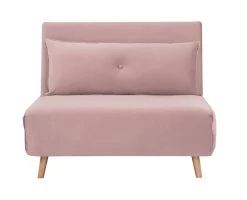 Habitat Roma Single Velvet Chairbed - Pink 21 Habitat Roma Single Velvet Chairbed - Pink -Sofa Discount Store 9431168 R Z018A