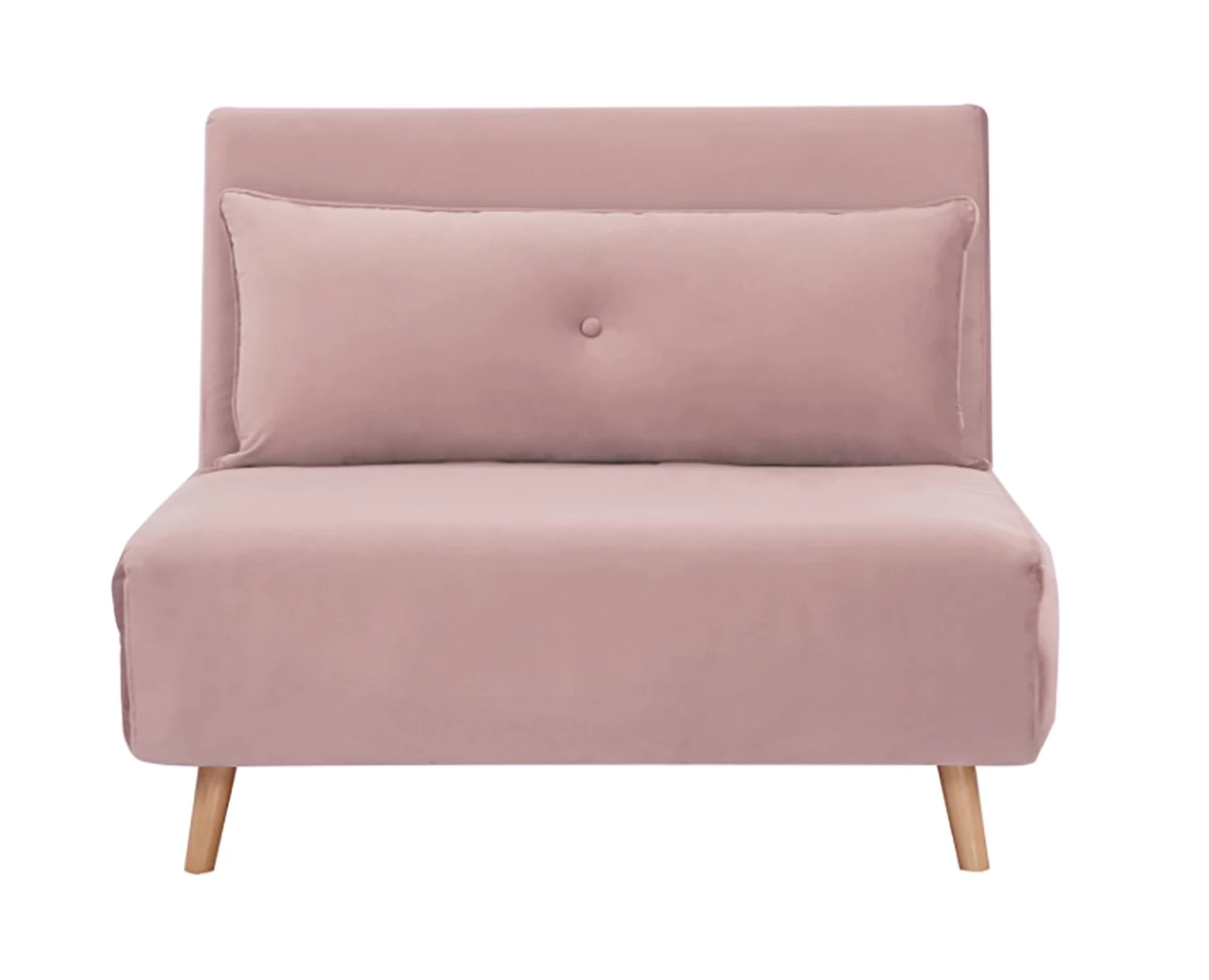 Habitat Roma Single Velvet Chairbed - Pink 11 Habitat Roma Single Velvet Chairbed - Pink - Image 9