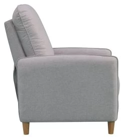 Habitat Tate Manual Pushback Recliner Chair - Grey -Sofa Discount Store 9444083 R Z003A