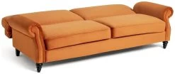 Habitat Joel 3 Seater Fabric Clic Clac Sofa Bed - Orange -Sofa Discount Store 9451801 R Z003A