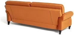 Habitat Joel 3 Seater Fabric Clic Clac Sofa Bed - Orange -Sofa Discount Store 9451801 R Z006A