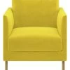 Habitat Hyde Velvet Armchair - Yellow -Sofa Discount Store 9452013 R Z001A