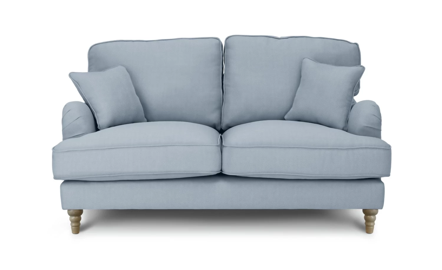 Habitat Matilda Velvet 2 Seater Sofa - Light Blue 3 Habitat Matilda Velvet 2 Seater Sofa - Light Blue