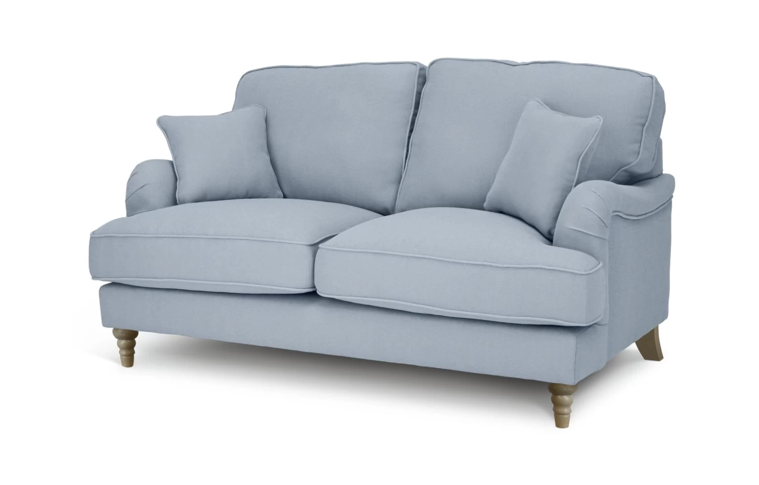 Habitat Matilda Velvet 2 Seater Sofa - Light Blue 7 Habitat Matilda Velvet 2 Seater Sofa - Light Blue - Image 5