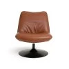 Habitat Nanna Faux Leather Swivel Chair - Tan -Sofa Discount Store 9466047 R Z001A