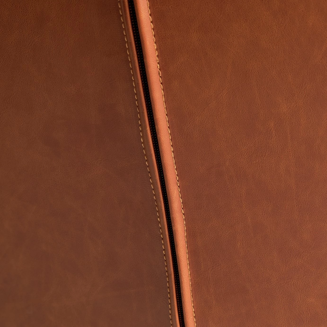 Habitat Nanna Faux Leather Swivel Chair - Tan 8 Habitat Nanna Faux Leather Swivel Chair - Tan - Image 6