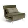 Habitat Roma Single Velvet Chairbed - Sage Green 2 Habitat Roma Single Velvet Chairbed - Sage Green -Sofa Discount Store 9473487 R Z001A