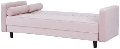 Habitat Preston Clic Clac Velvet Sofa Bed - Pink -Sofa Discount Store 9478255 R Z003A