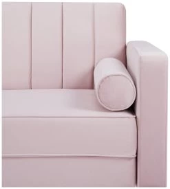 Habitat Preston Clic Clac Velvet Sofa Bed - Pink -Sofa Discount Store 9478255 R Z013A