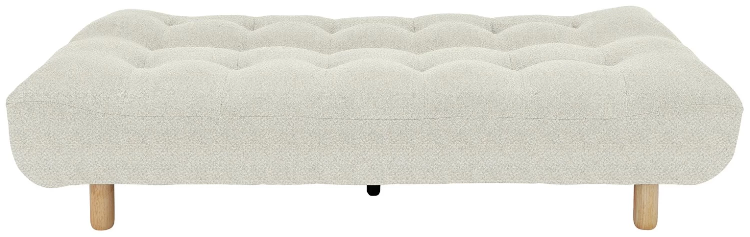 Habitat Kota 3 Seater Boucle Clic Clac Sofa Bed - Cream 8 Habitat Kota 3 Seater Boucle Clic Clac Sofa Bed - Cream - Image 6