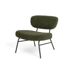 Habitat Cole Boucle Accent Chair - Khaki -Sofa Discount Store 9488135 R Z002A