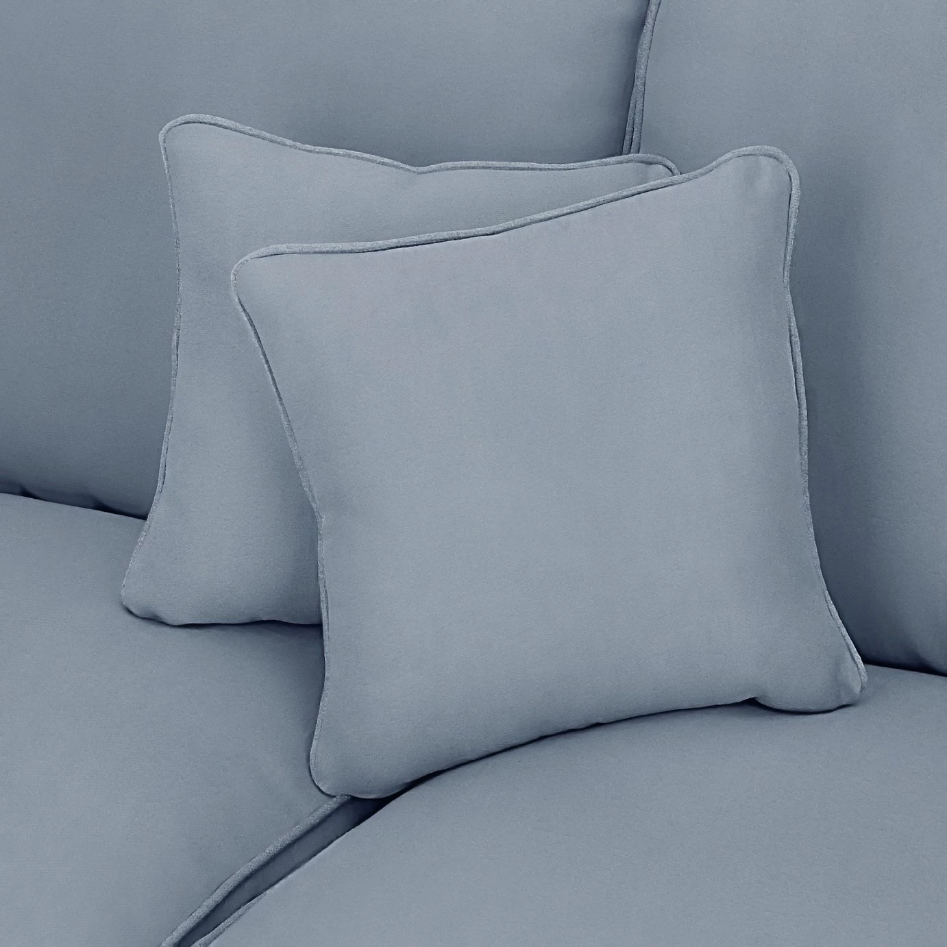 Habitat Matilda Velvet 3 Seater Sofa - Light Blue 11 Habitat Matilda Velvet 3 Seater Sofa - Light Blue - Image 9