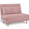 Habitat Roma Small Double Velvet Chairbed - Pink -Sofa Discount Store 9490336 R Z001A