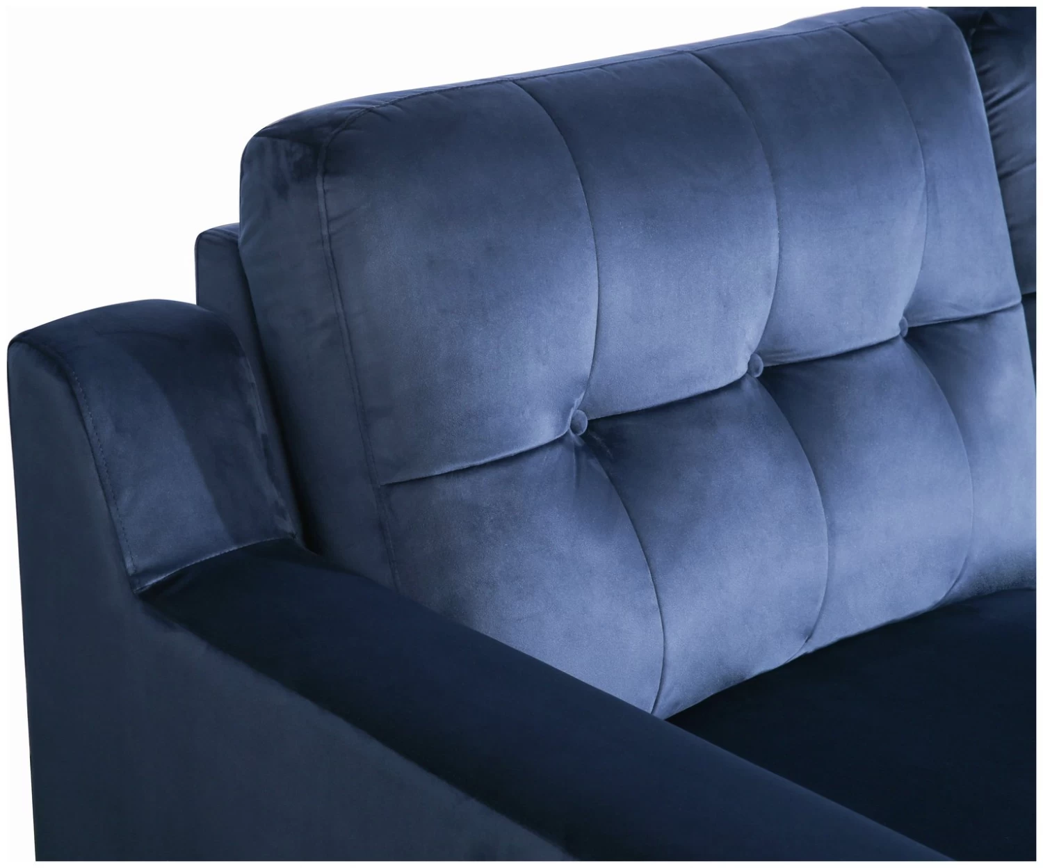 Habitat Emerson Velvet 2 Seater Recliner Sofa - Navy Blue 11 Habitat Emerson Velvet 2 Seater Recliner Sofa - Navy Blue - Image 9