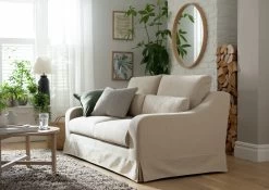 Habitat Odin Fabric 2 Seater Sofa - Natural -Sofa Discount Store 9503072 R Z001C