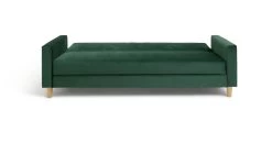 Habitat Brooks Clic Clac Storage Fabric Sofa Bed - Green -Sofa Discount Store 9504466 R Z004A