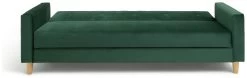 Habitat Brooks Clic Clac Storage Fabric Sofa Bed - Green -Sofa Discount Store 9504466 R Z006A