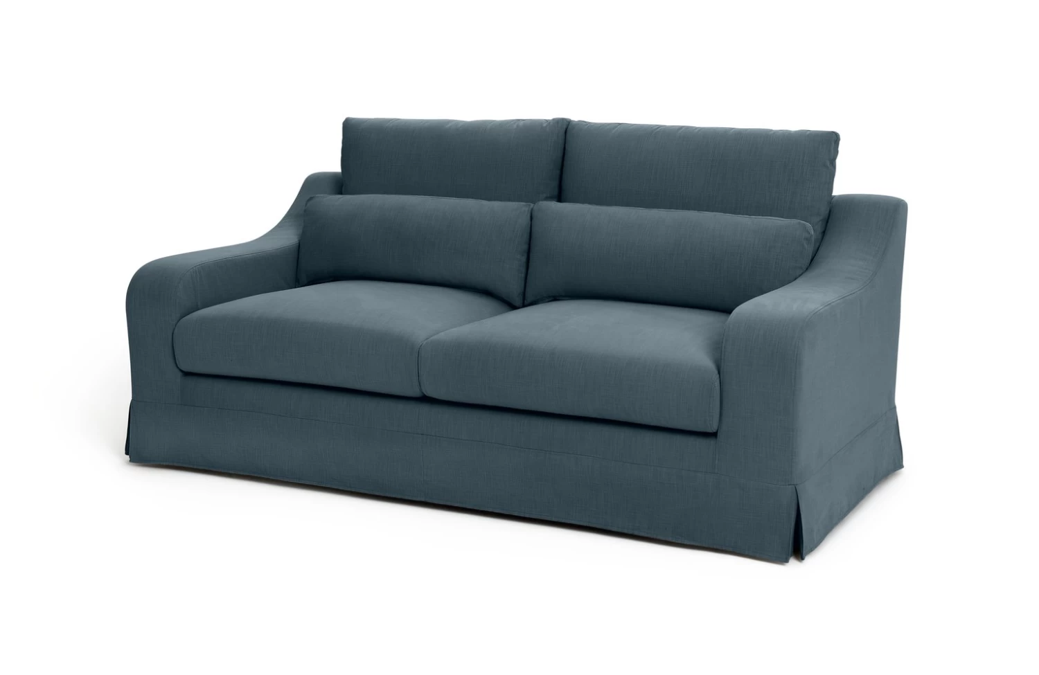 Habitat Odin Fabric 2 Seater Sofa - Indigo Blue 6 Habitat Odin Fabric 2 Seater Sofa - Indigo Blue - Image 4