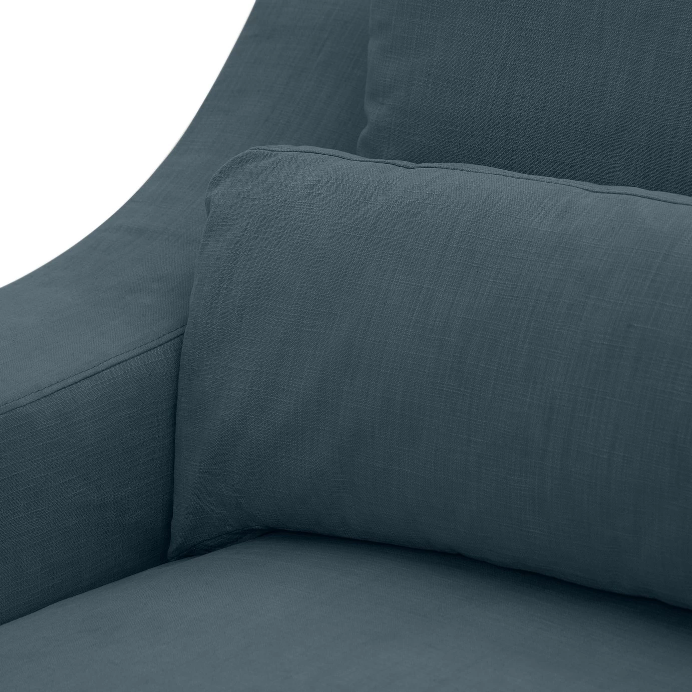 Habitat Odin Fabric 2 Seater Sofa - Indigo Blue 9 Habitat Odin Fabric 2 Seater Sofa - Indigo Blue - Image 7