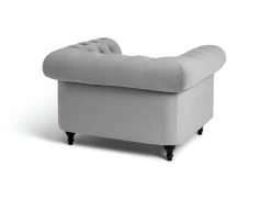 Habitat Chesterfield Velvet Armchair - Light Grey 14 Habitat Chesterfield Velvet Armchair - Light Grey -Sofa Discount Store 9513402 R Z003A