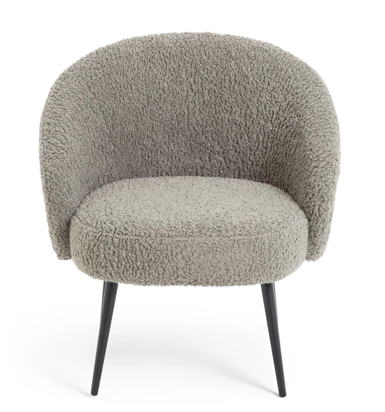 Habitat Ash Boucle Accent Chair - Grey 3 Habitat Ash Boucle Accent Chair - Grey