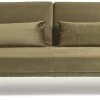 Habitat Andy Clic Clac Velvet Sofa Bed - Sage