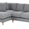 Habitat Carrie Fabric Left Hand Corner Chaise Sofa - Grey -Sofa Discount Store 9539084 R Z001A