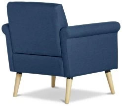 Habitat Evie Fabric Armchair In A Box - Navy -Sofa Discount Store 9551691 R Z003A