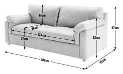 Habitat Florence Leather 3 Seater Sofa - Tan 14 Habitat Florence Leather 3 Seater Sofa - Tan -Sofa Discount Store 9563988 R E001
