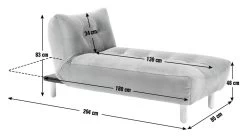 Habitat Kota Fabric Corner Chaise Sofa Bed - Green -Sofa Discount Store 9576896 R E001