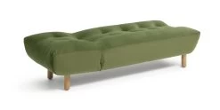 Habitat Kota Fabric Corner Chaise Sofa Bed - Green -Sofa Discount Store 9576896 R Z005A