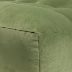 Habitat Kota Fabric Corner Chaise Sofa Bed - Green -Sofa Discount Store 9576896 R Z009A