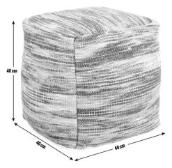 Kaikoo Retba Wool Footstool -Sofa Discount Store 9580947 R E001