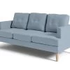 Habitat Joshua Fabric 3 Seater Sofa - Blue -Sofa Discount Store 9589632 R Z001A