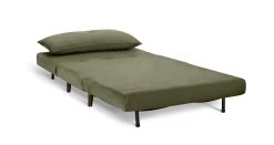 Habitat Roma Small Double Velvet Chairbed - Sage Green -Sofa Discount Store 9590322 R Z002A