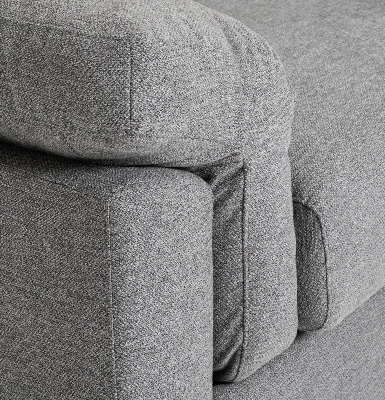 Habitat Florence Fabric 3 Seater Sofa - Grey 10 Habitat Florence Fabric 3 Seater Sofa - Grey - Image 8