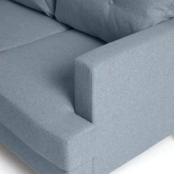 Habitat Joshua Left Hand Corner Chaise Sofa - Blue -Sofa Discount Store 9621844 R Z005A